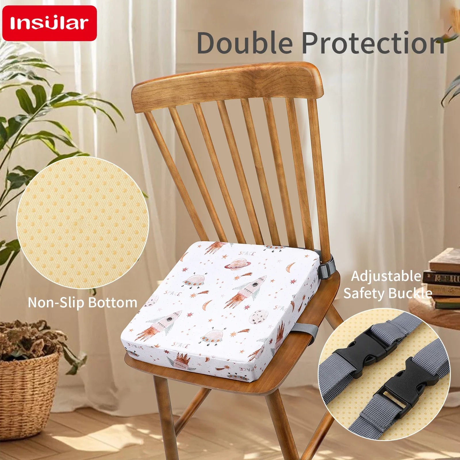 Водонепроницаемая подушка-буст – обзор и цена Baby High Chair Booster