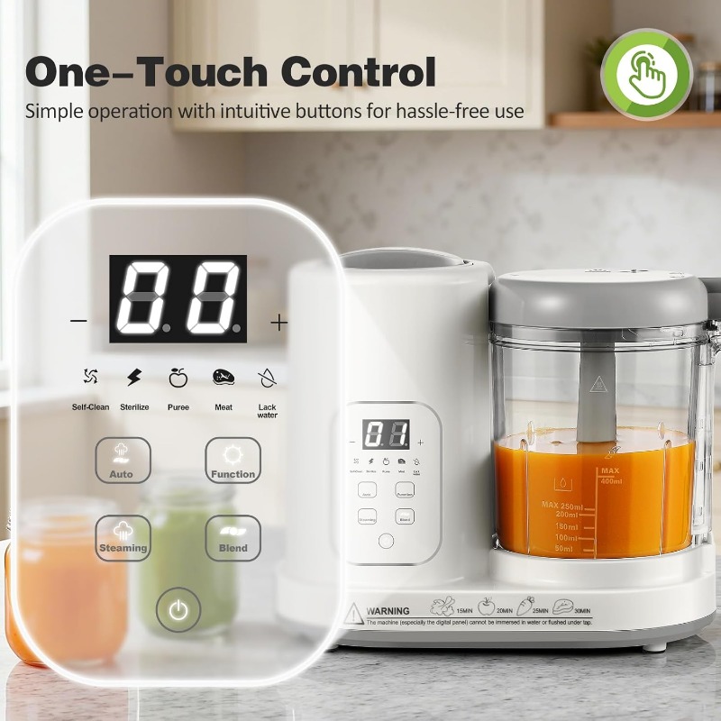 Пароварка-блендер для детского – обзор и цена Baby Food Maker Blender